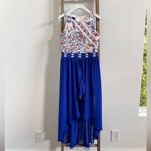 Amy’s Closet Red White Blue Skort Maxi Dress Sz: 16 girls